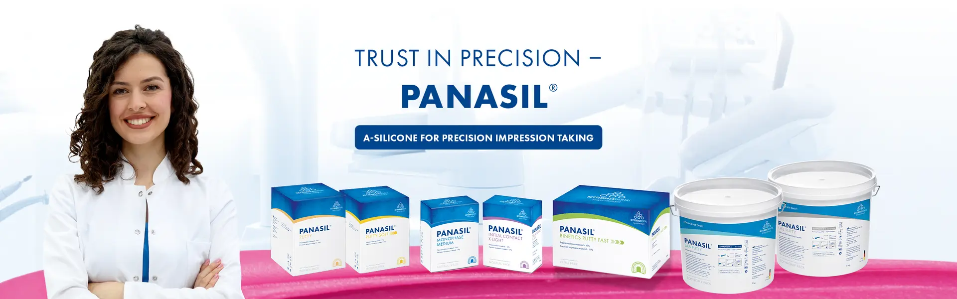 Trust in precision: PANASIL, A-silicone for precision impression taking