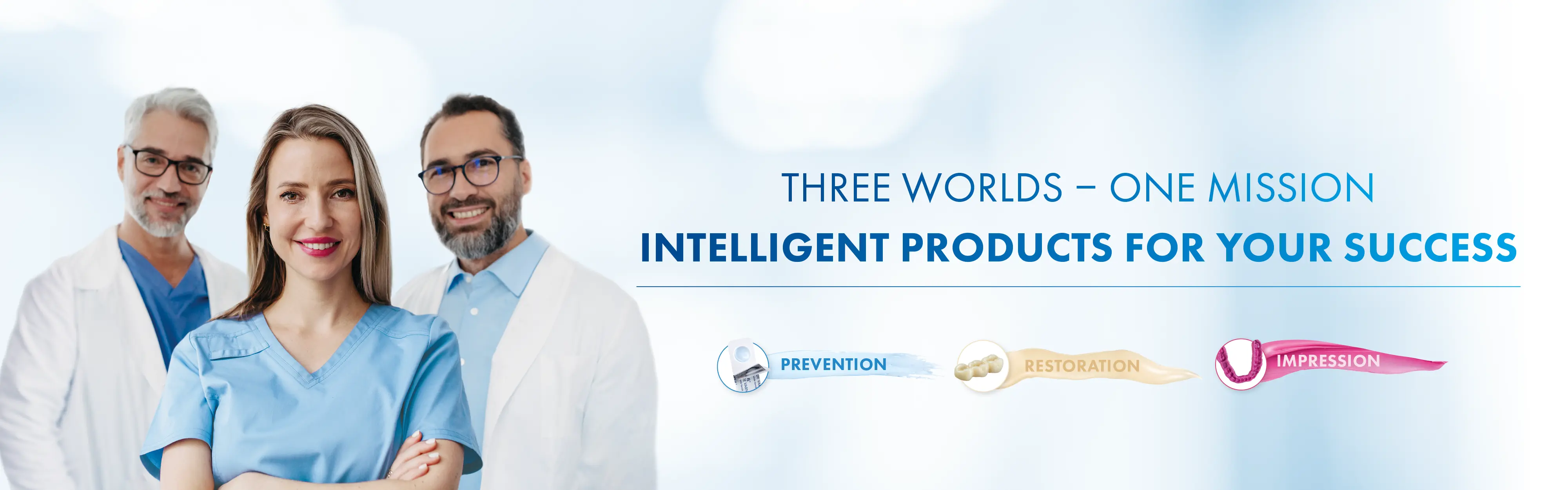 Three worlds, one mission: Intelligent products for your success